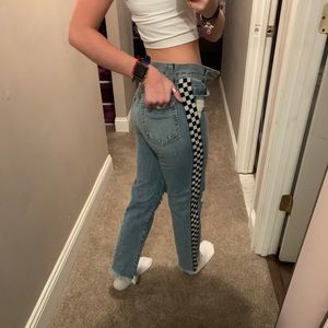 CARMAR checkered Jeans